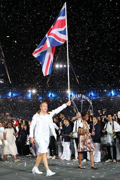 Sventolava la Union Jack, davanti alla delegazione inglese agli ultimi Giochi olimpici, a Londra. Eppure  forse il pi grande atleta scozzese di tutti i tempi: Chris Hoy, 7 medaglie olimpiche, di cui 6 d&#39;oro